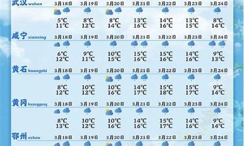 武汉近7天天气预报_武汉7天天气预报一